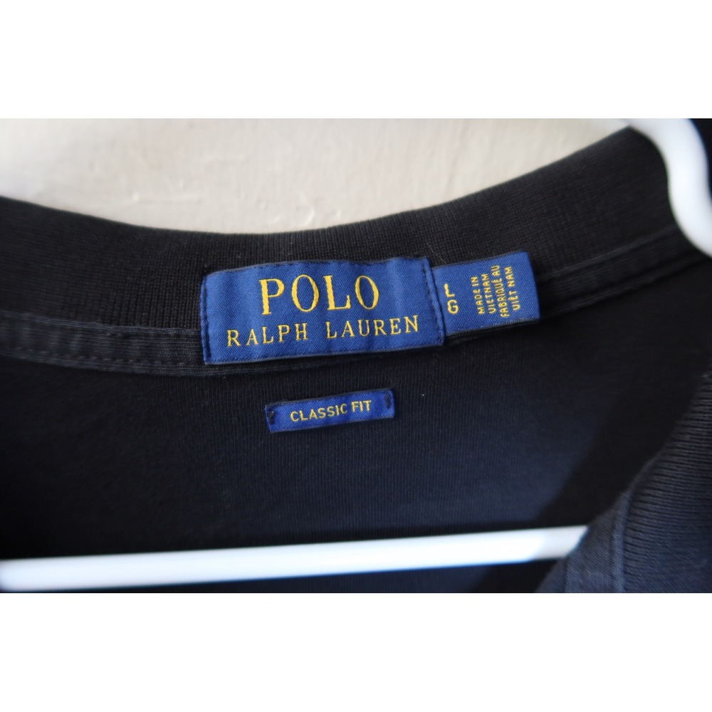 Polo Ralph Lauren Mens Classic Fit Black Short Sleeve Polo Shirt Size XL EXCL - Picture 4 of 5